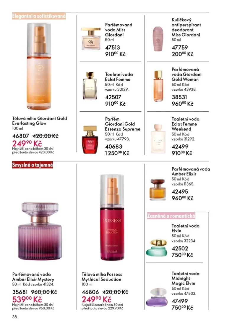 Akční leták Oriflame – eKatalog | Oriflame platný od 27.05.2026 - strana 38