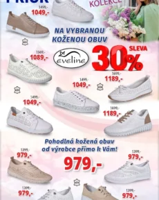 Akční leták Prior – Kožená obuv platný od 12.05.2026