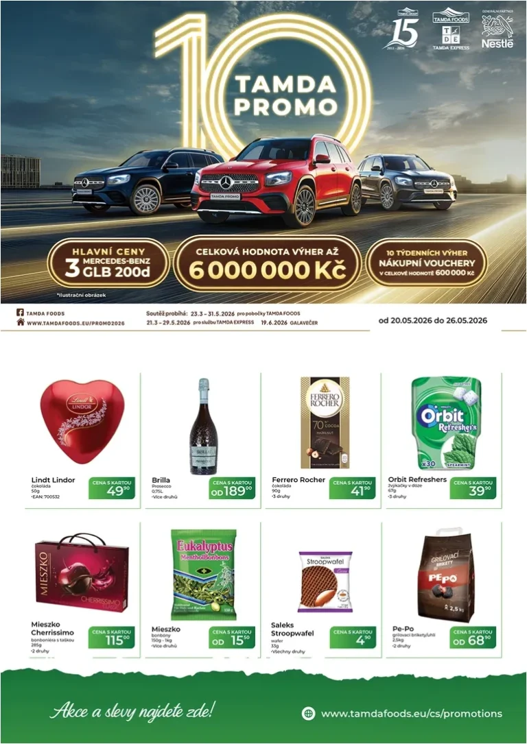 Akční leták Tamda Foods platný od 20.05.2026 - strana 1