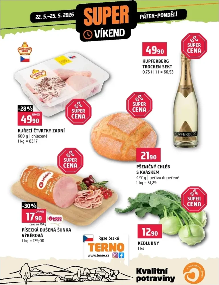 Nejnovější Terno – Super víkend leták platný od 22.05.2026 ⭐ - strana 1