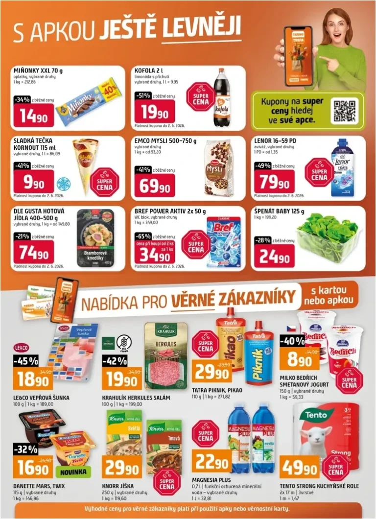 Akční leták Terno – S apkou ještě levněji platný od 20.05.2026 - strana 1