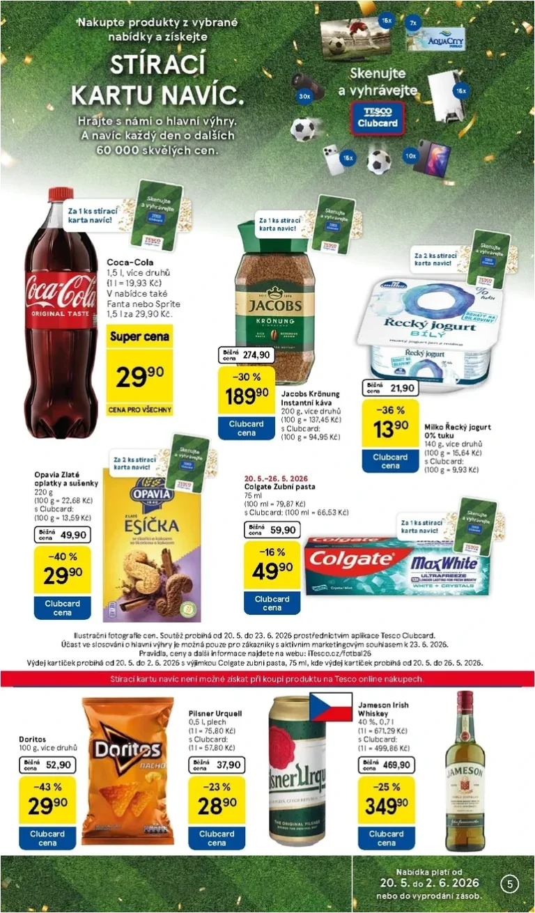 Akční leták Tesco supermarket platný od 20.05.2026 - strana 5