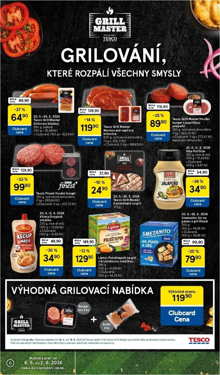 Akční leták Tesco supermarket platný od 20.05.2026 - strana 6