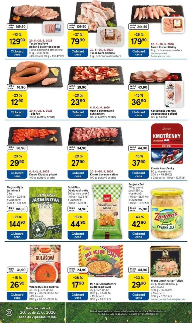 Akční leták Tesco platný od 20.05.2026 - strana 22