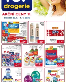 Nejnovější Top drogerie leták platný od 28.05.2026 ⭐