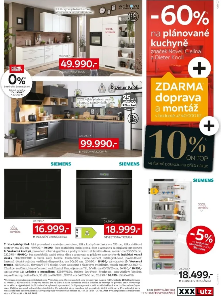 Akční leták XXXLutz – Sleva 26 % téměř na všechno platný od 11.05.2026 - strana 7