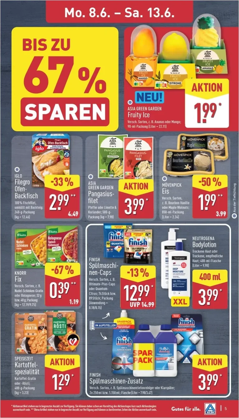Nejnovější Aldi Nord Německo leták platný od 08.06.2026 ⭐ - strana 9
