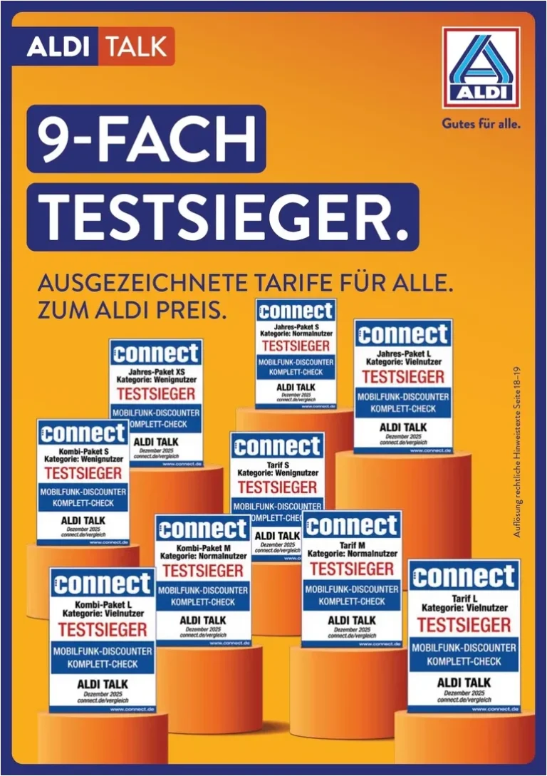 Nejnovější Aldi Nord Německo – Talk leták platný od 08.06.2026 ⭐ - strana 1
