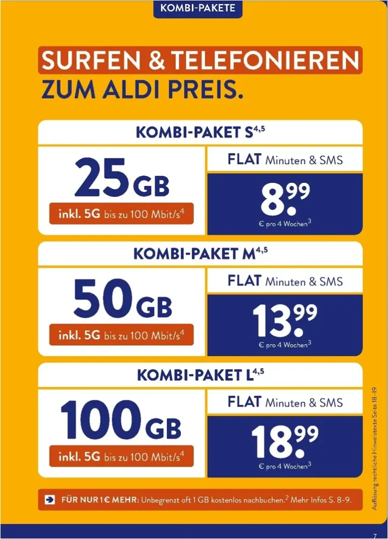 Akční leták Aldi Süd Německo – Talk platný od 01.06.2026 - strana 7