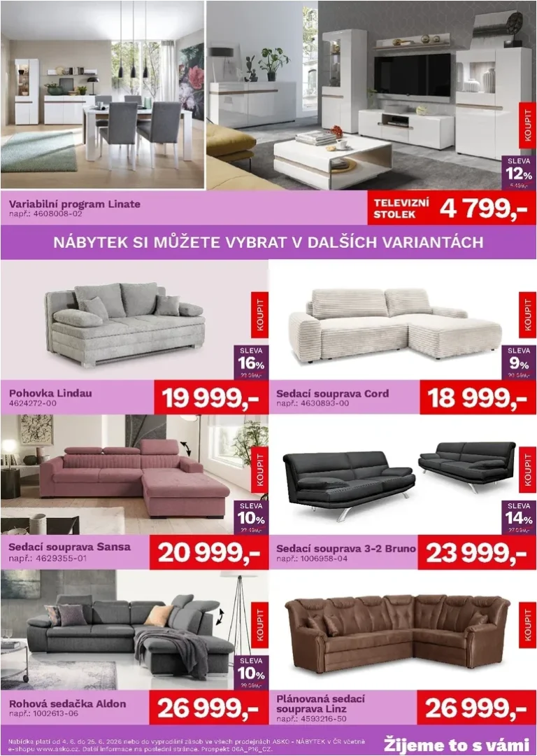 Akční leták ASKO NÁBYTEK platný od 04.06.2026 - strana 2