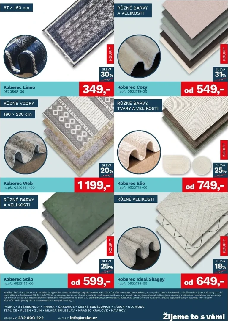 Akční leták ASKO NÁBYTEK – Bytové doplňky platný od 04.06.2026 - strana 5