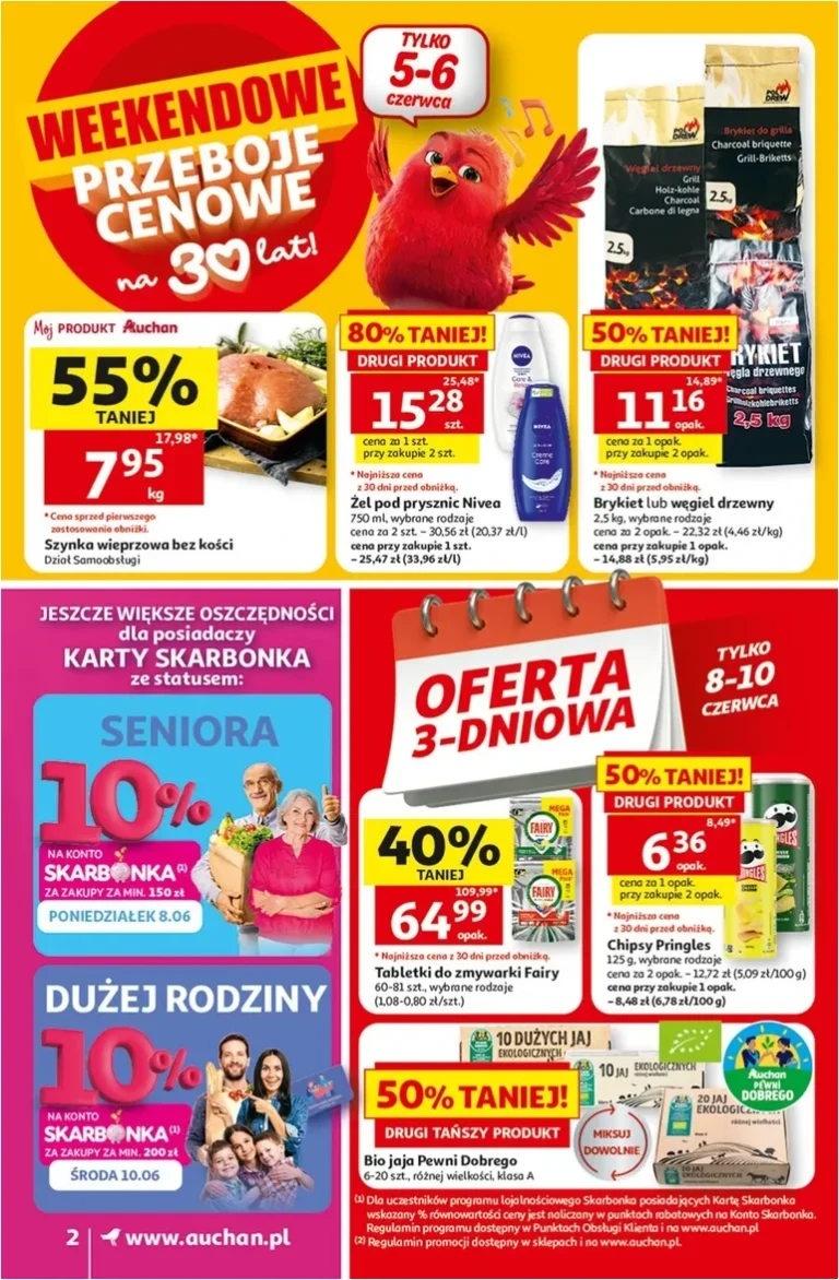 Nejnovější Supermarket Auchan Polsko leták platný od 05.06.2026 ⭐ - strana 2