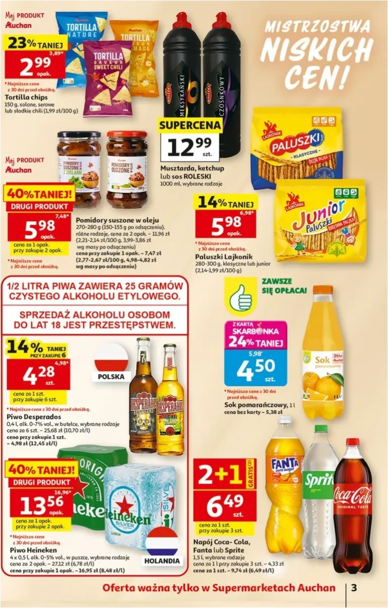 Nejnovější Supermarket Auchan Polsko leták platný od 05.06.2026 ⭐ - strana 3
