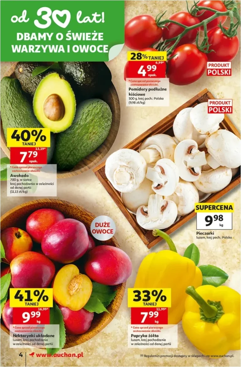 Nejnovější Supermarket Auchan Polsko leták platný od 05.06.2026 ⭐ - strana 4