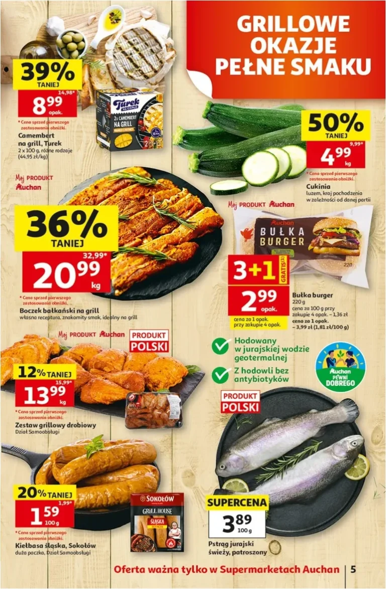Nejnovější Supermarket Auchan Polsko leták platný od 05.06.2026 ⭐ - strana 5