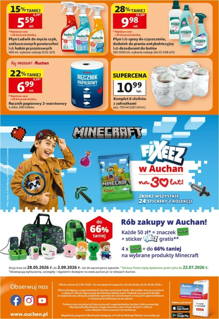 Nejnovější Supermarket Auchan Polsko leták platný od 05.06.2026 ⭐ - strana 8