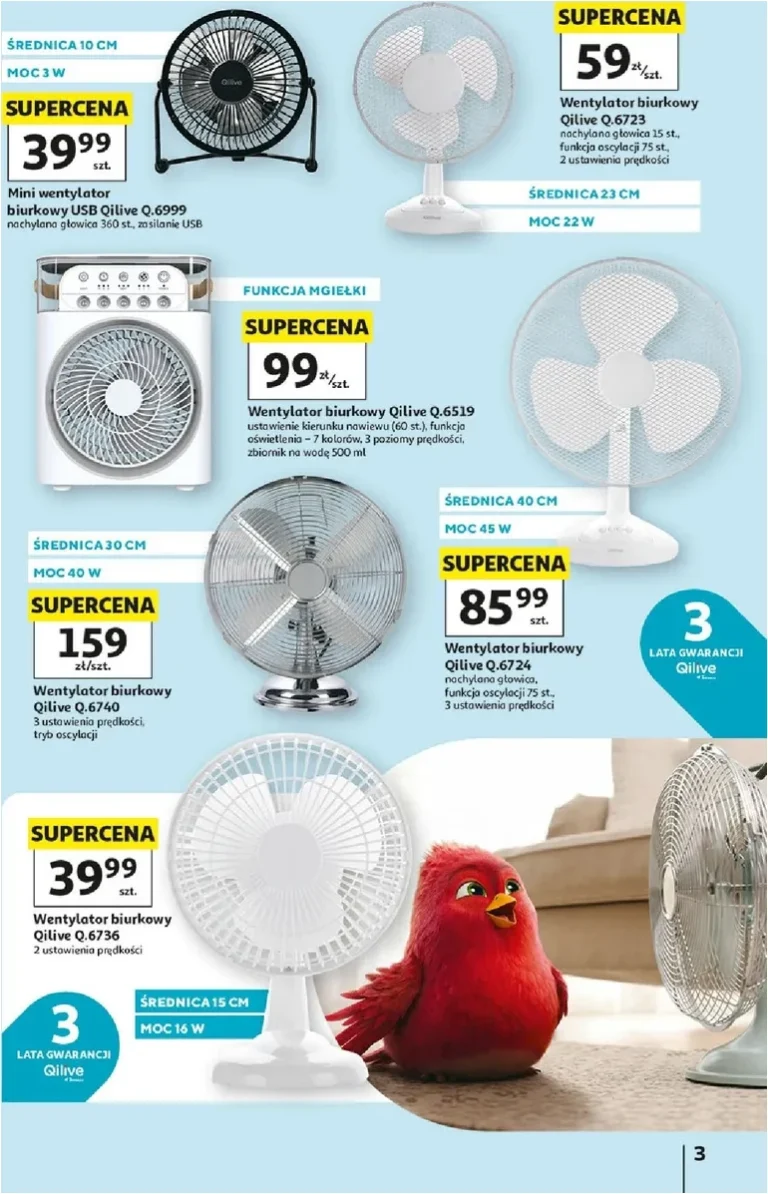 Nejnovější Hipermarket Auchan Polsko – Wentylatory leták platný od 05.06.2026 ⭐ - strana 3