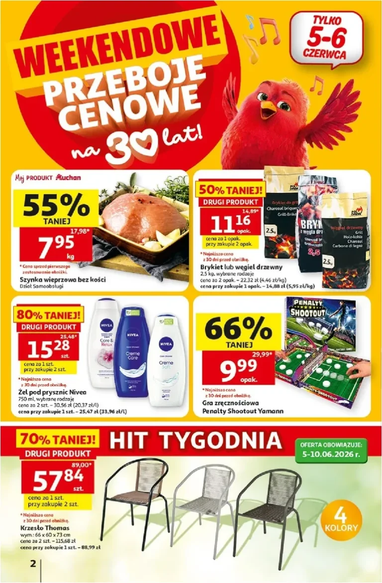 Nejnovější Hipermarket Auchan Polsko leták platný od 05.06.2026 ⭐ - strana 2