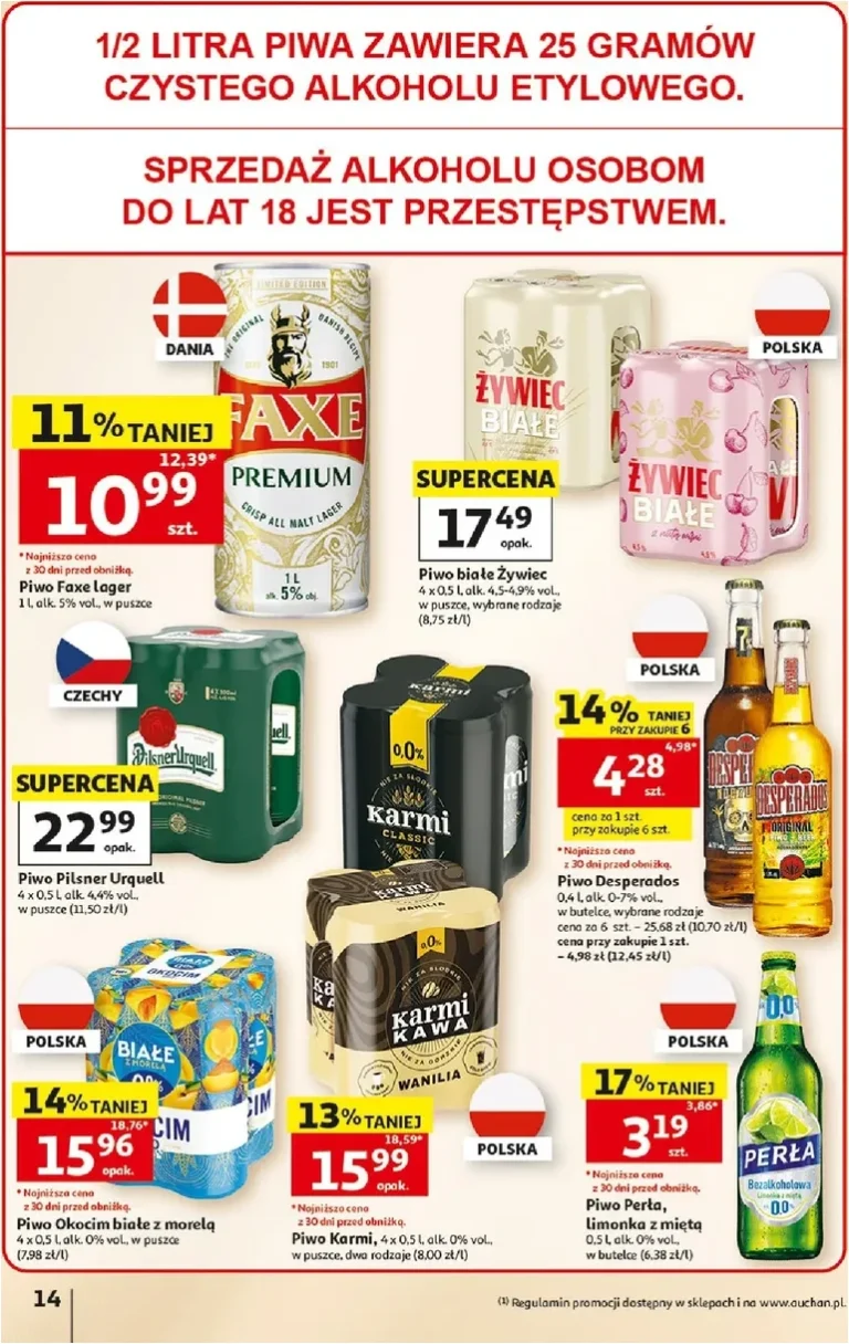 Nejnovější Hipermarket Auchan Polsko leták platný od 05.06.2026 ⭐ - strana 14