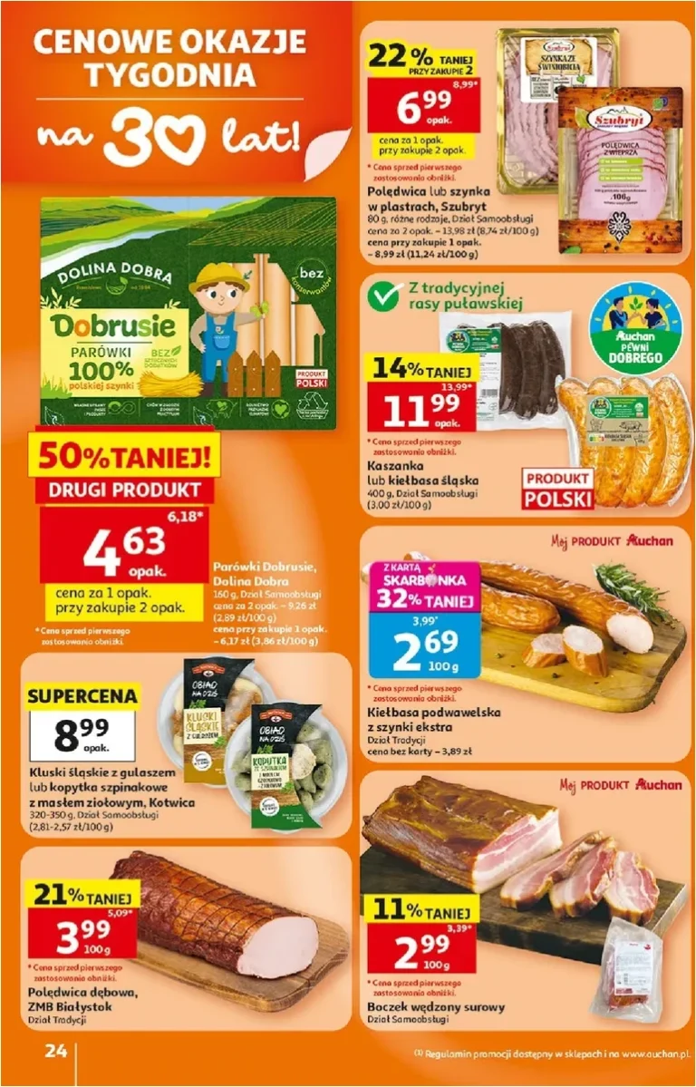 Nejnovější Hipermarket Auchan Polsko leták platný od 05.06.2026 ⭐ - strana 24
