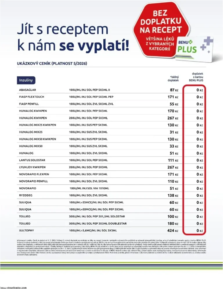 Akční leták BENU Lékárna platný od 01.06.2026 - strana 16