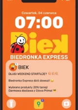 Akční leták Biedronka – Express platný od 04.06.2026