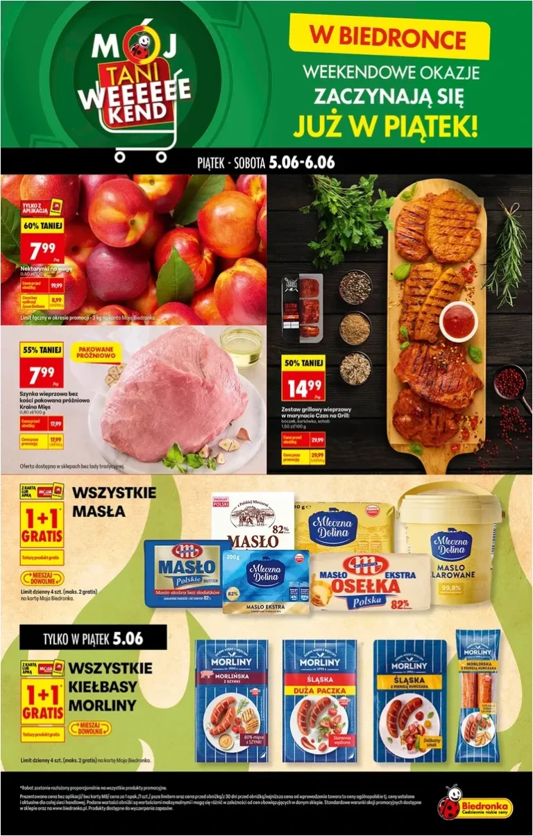 Akční leták Biedronka – Tani weekend platný od 05.06.2026 - strana 1