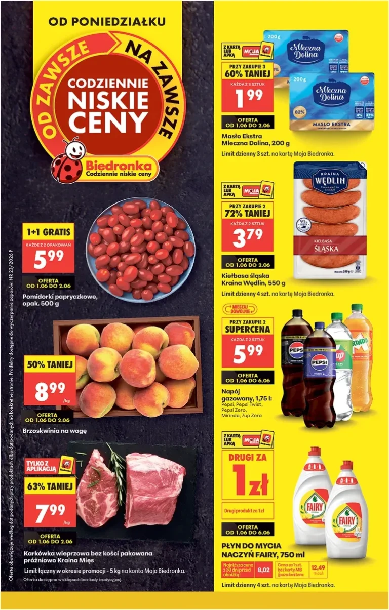 Akční leták Biedronka platný od 01.06.2026 - strana 1