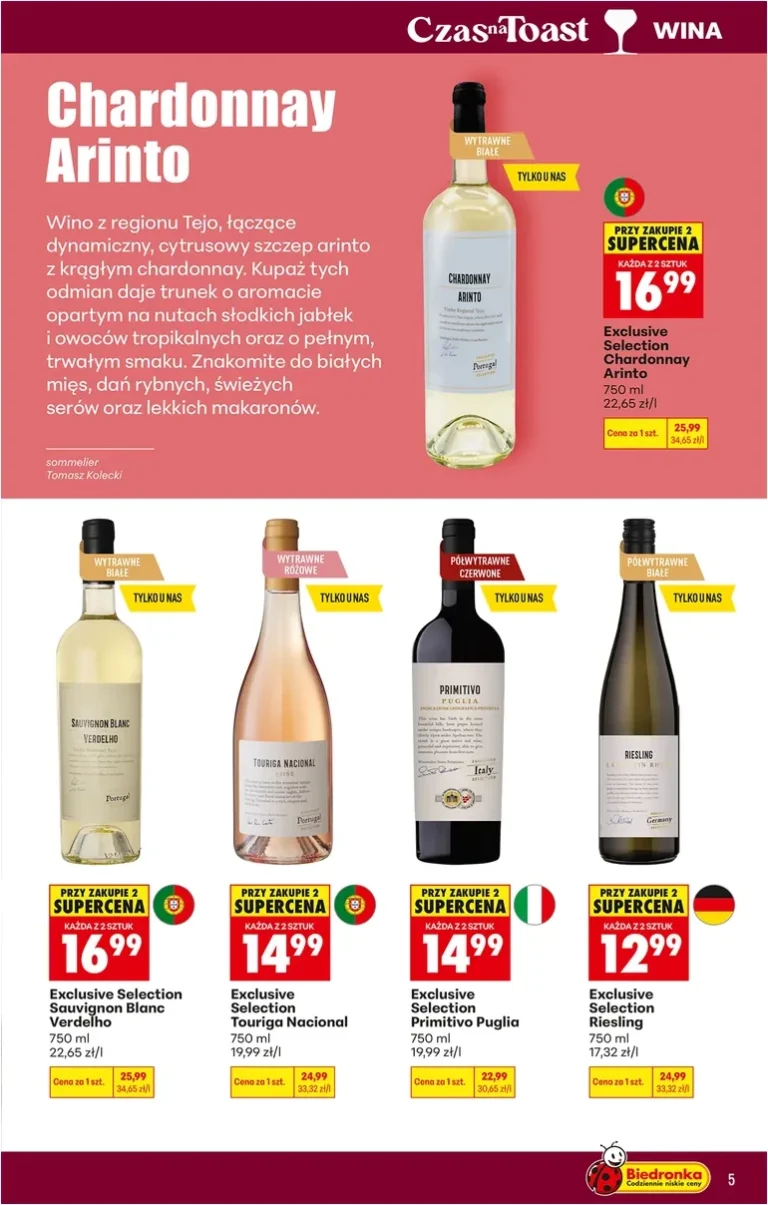 Akční leták Biedronka – Alkohol platný od 01.06.2026 - strana 5