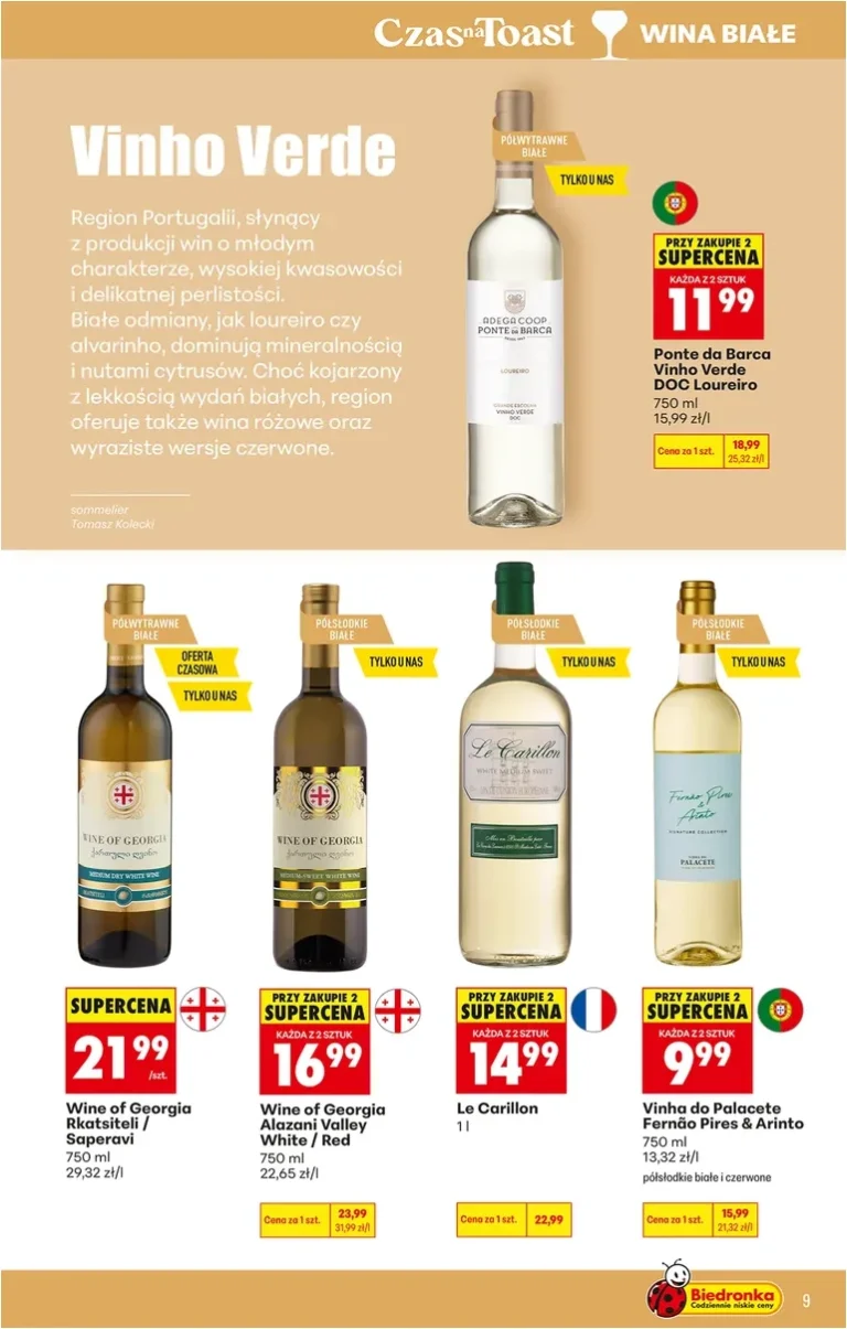 Akční leták Biedronka – Alkohol platný od 01.06.2026 - strana 9