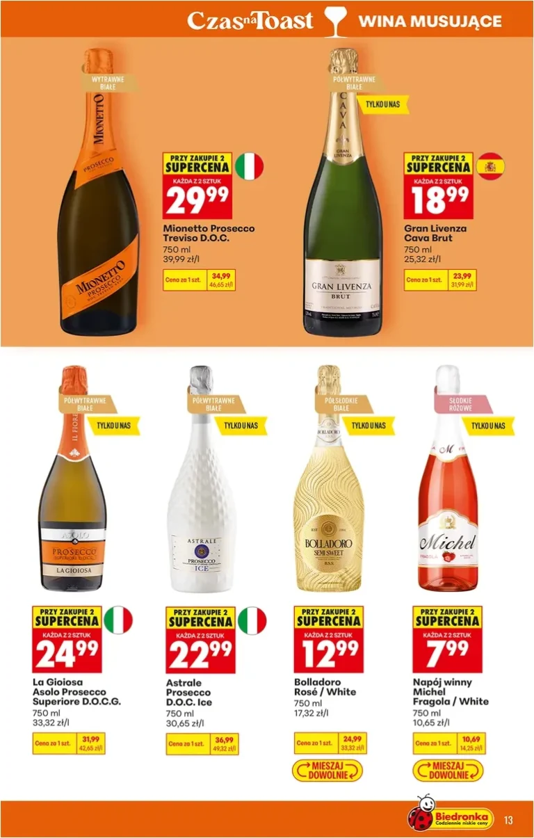Akční leták Biedronka – Alkohol platný od 01.06.2026 - strana 13