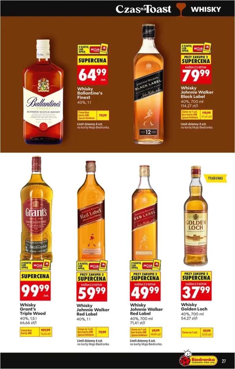 Akční leták Biedronka – Alkohol platný od 01.06.2026 - strana 27