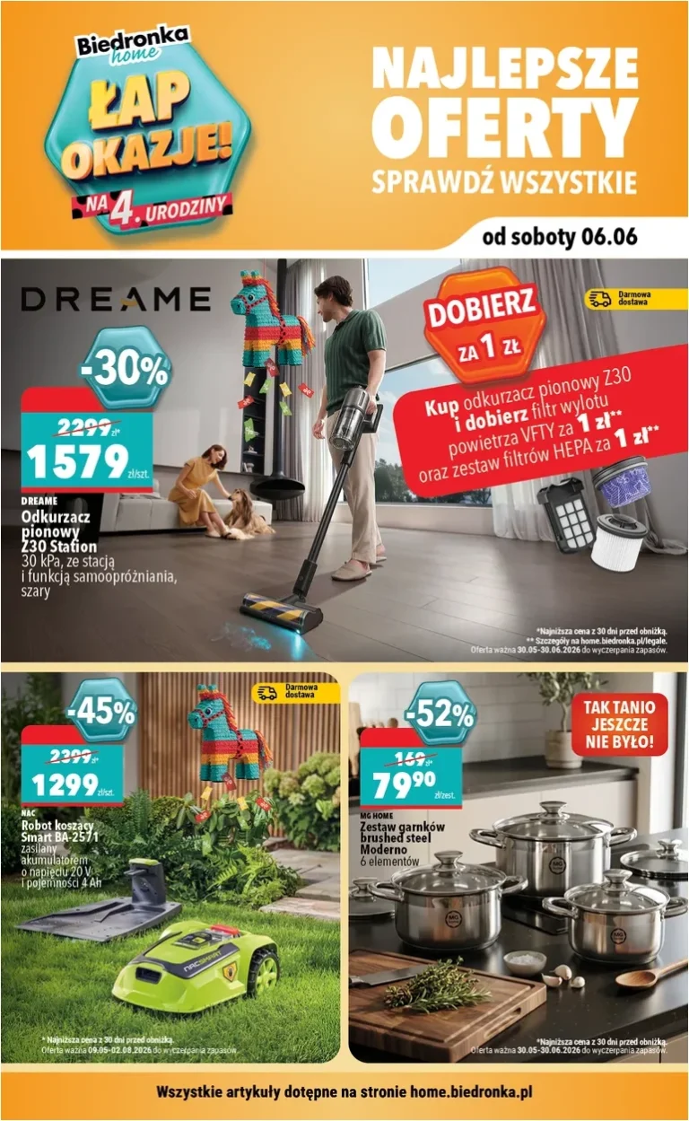 Akční leták Biedronka – Home platný od 06.06.2026 - strana 1