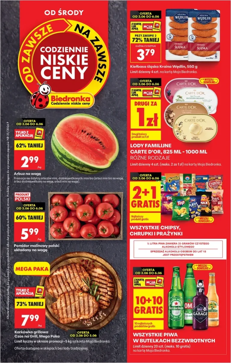 Akční leták Biedronka platný od 03.06.2026 - strana 1