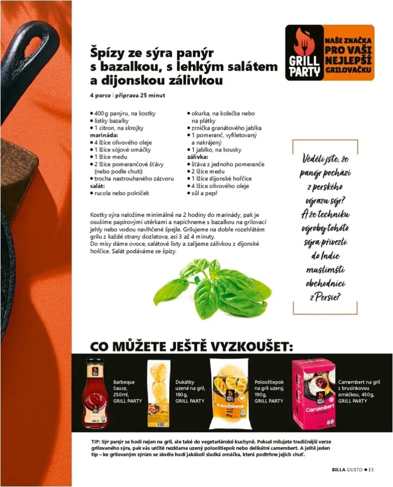 Akční leták Billa – Gusto magazín platný od 01.06.2026 - strana 15