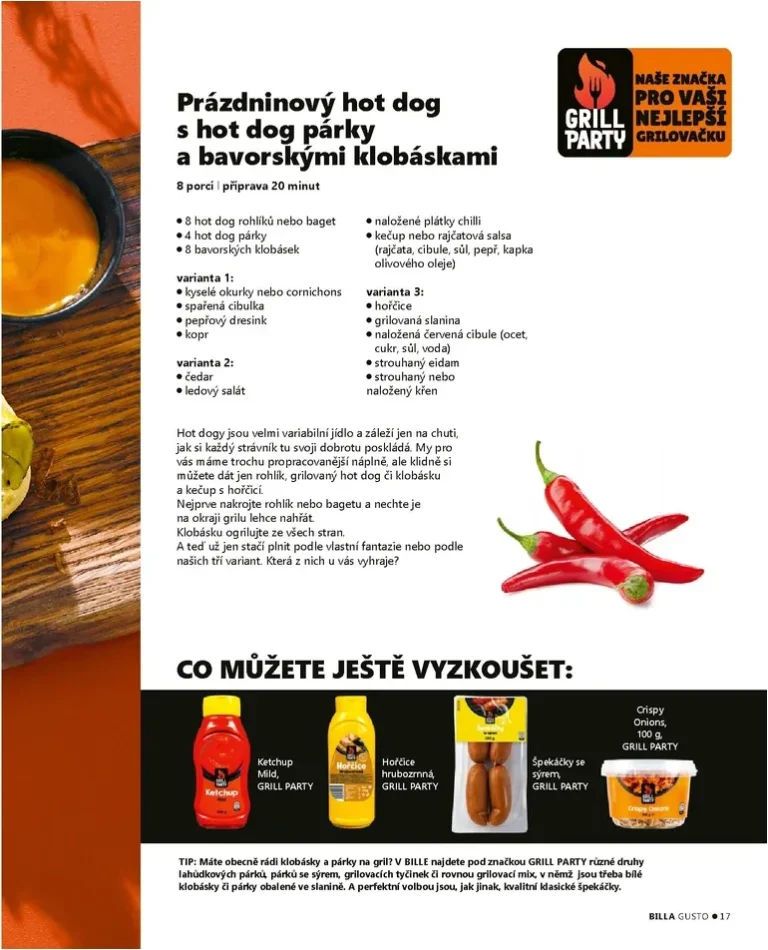 Akční leták Billa – Gusto magazín platný od 01.06.2026 - strana 17