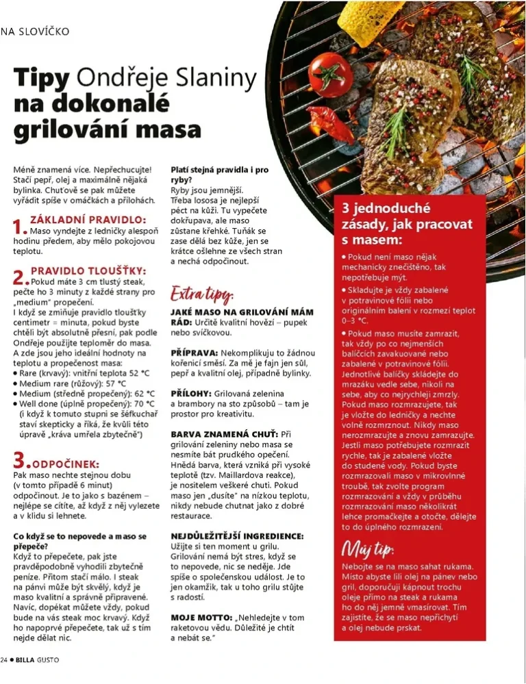 Akční leták Billa – Gusto magazín platný od 01.06.2026 - strana 24