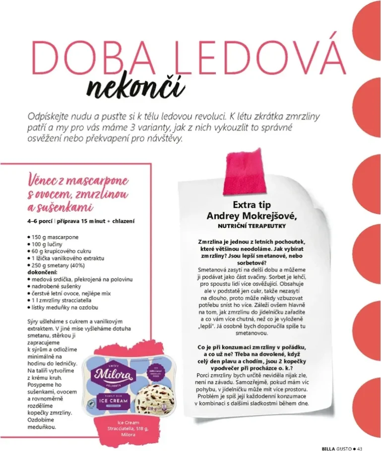 Akční leták Billa – Gusto magazín platný od 01.06.2026 - strana 43
