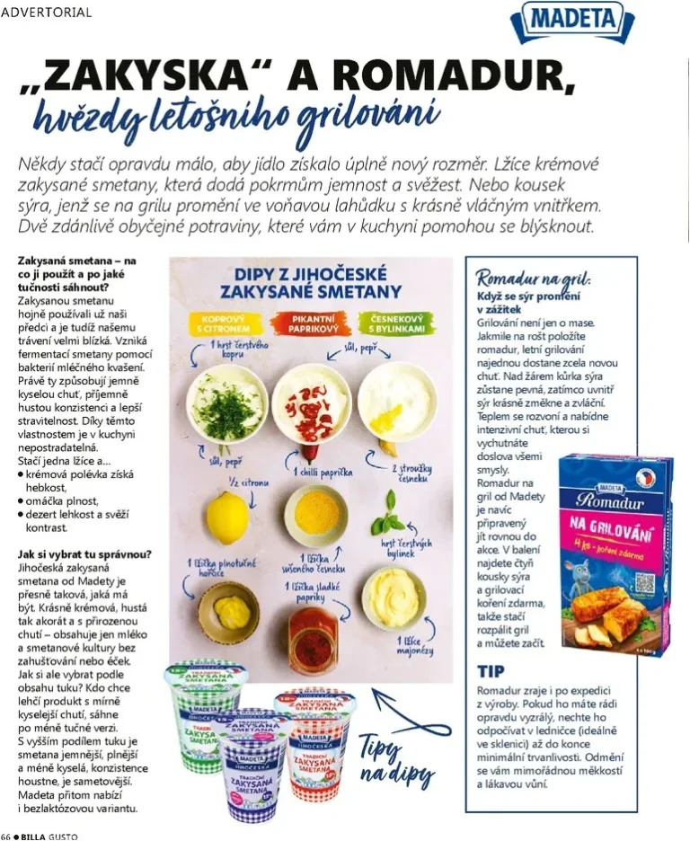 Akční leták Billa – Gusto magazín platný od 01.06.2026 - strana 66