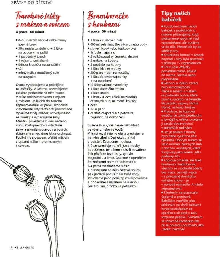 Akční leták Billa – Gusto magazín platný od 01.06.2026 - strana 74
