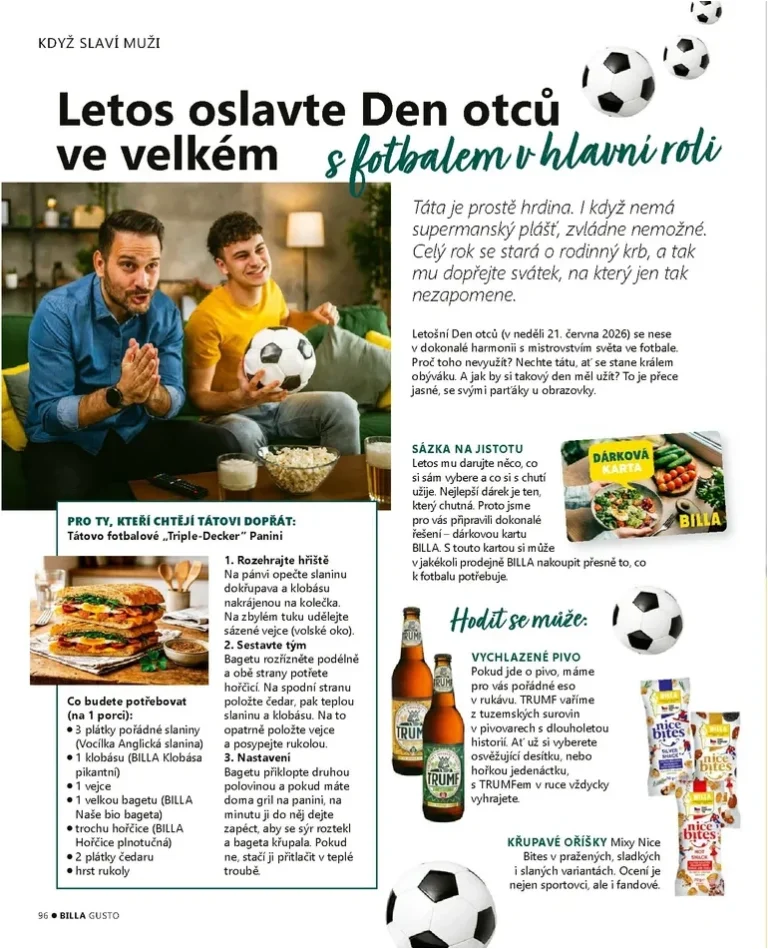 Akční leták Billa – Gusto magazín platný od 01.06.2026 - strana 96