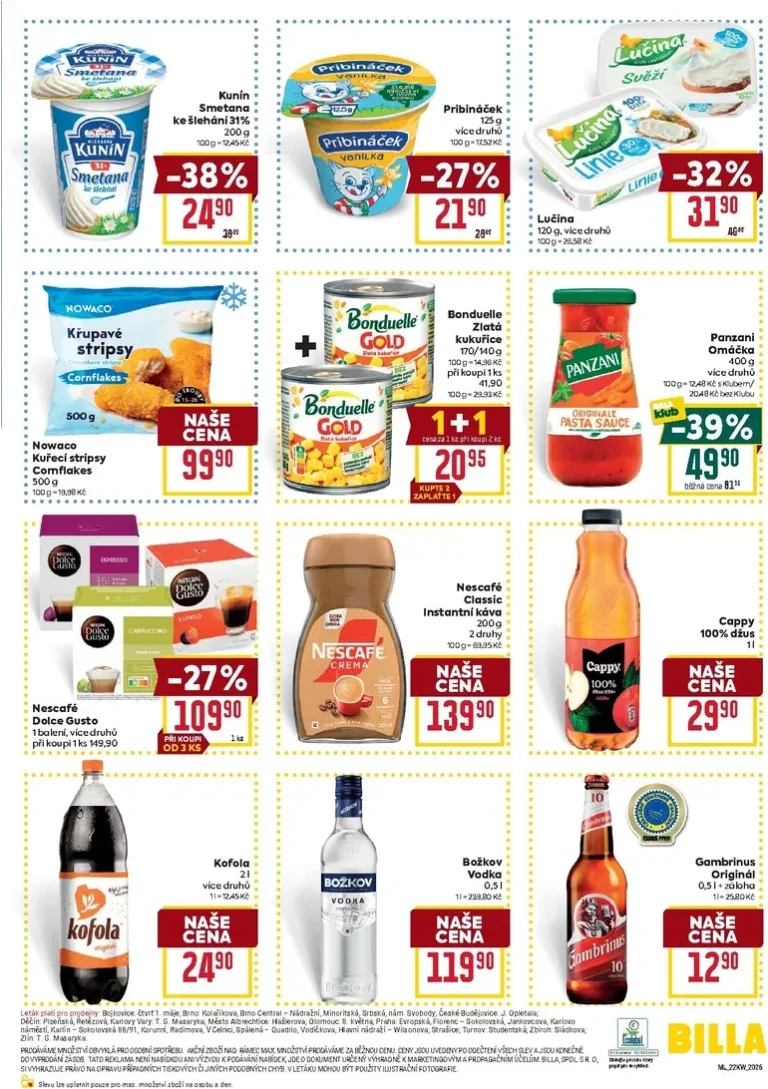 Nejnovější Billa – Malý leták leták platný od 03.06.2026 ⭐ - strana 3