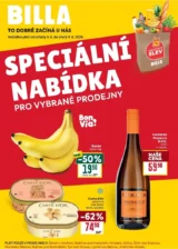 Akční leták Billa – Speciální nabídka: vybrané prodejny platný od 03.06.2026