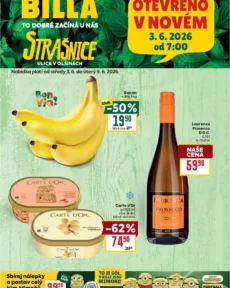 Nejnovější Billa – Strašnice leták platný od 03.06.2026 ⭐