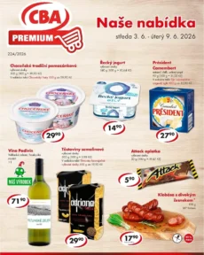 Akční leták CBA Premium platný od 03.06.2026
