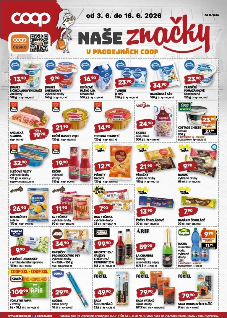 Akční leták Coop – Naše značky platný od 03.06.2026 - strana 4
