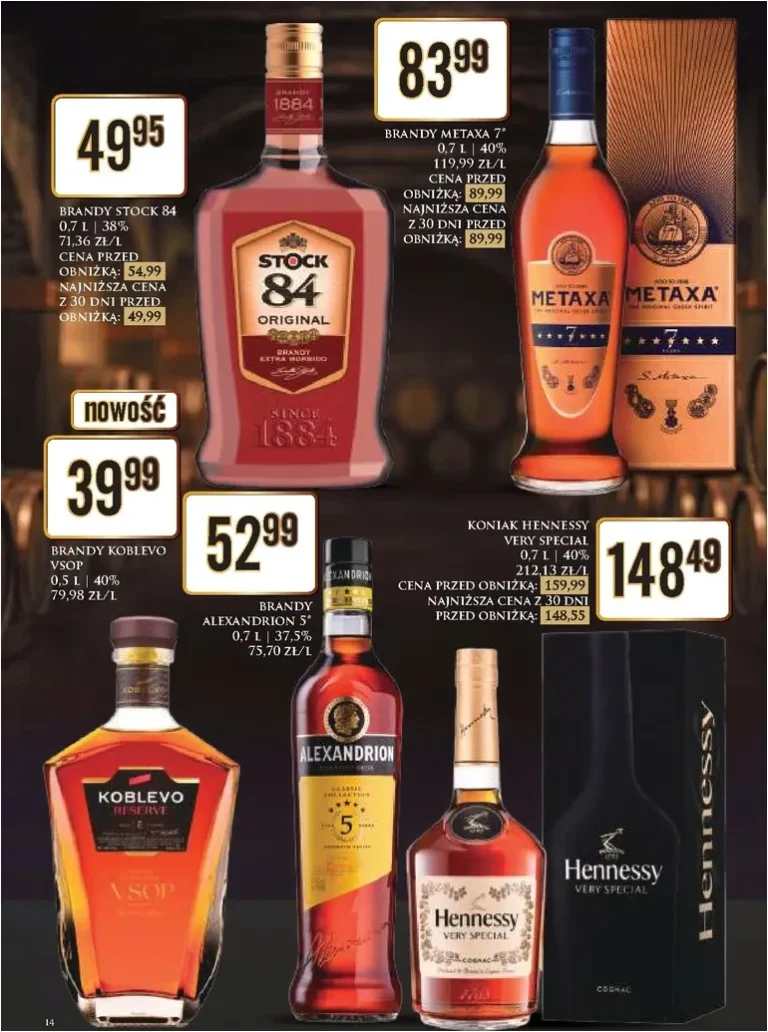 Akční leták Dino Polsko – Katalog alkoholowy platný od 29.05.2026 - strana 14