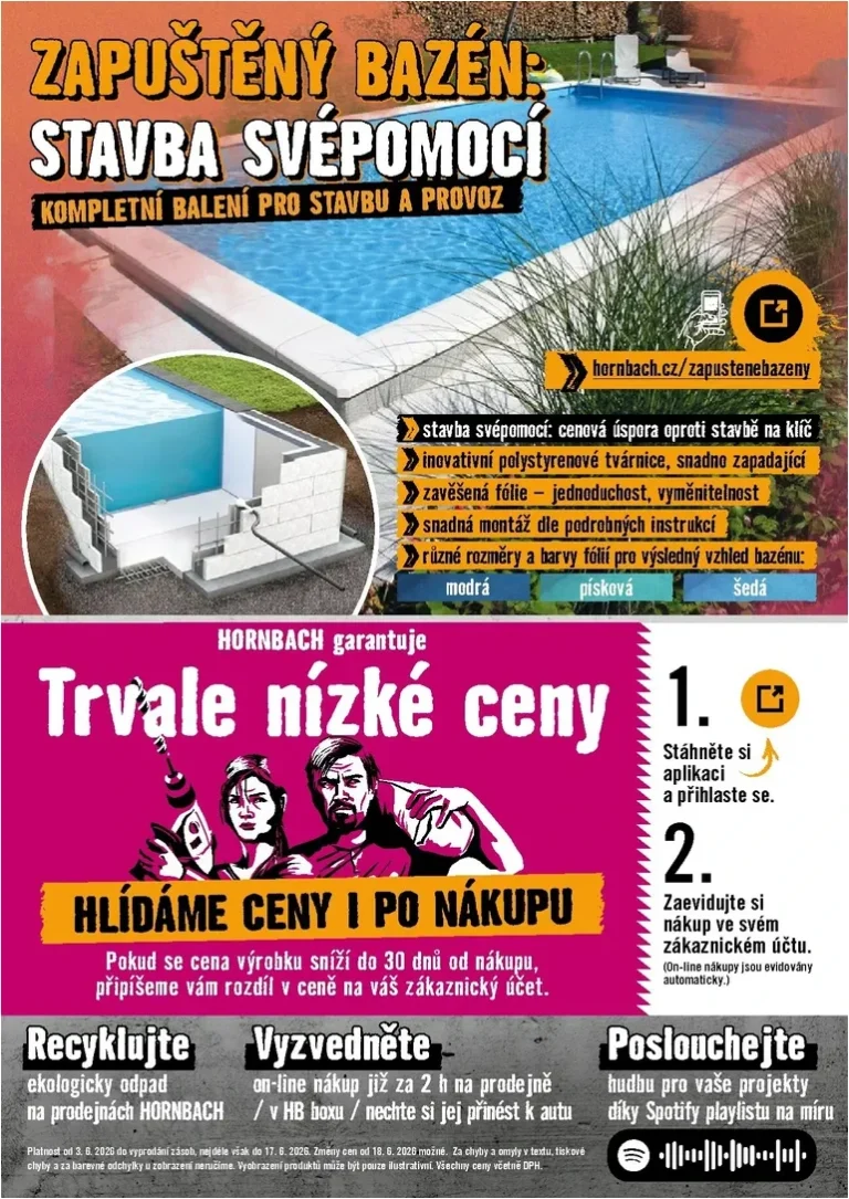 Akční leták Hornbach – Bazény platný od 03.06.2026 - strana 10