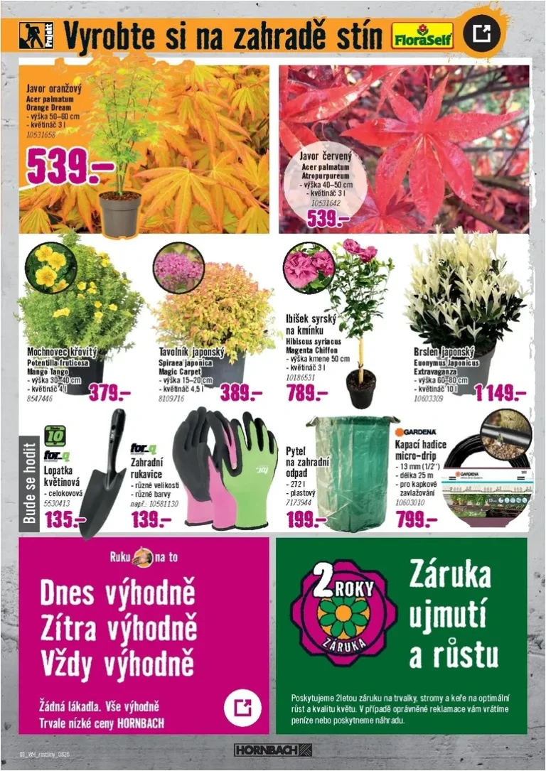 Akční leták Hornbach – Venkovní rostliny platný od 10.06.2026 - strana 3