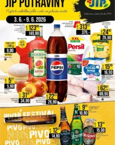 Nejnovější JIP – České Budějovice, Most, Svoboda nad Úpou, Náchod, Sušice leták platný od 03.06.2026 ⭐